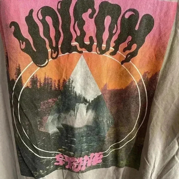 💥Volcom Men Grey Graphic Tee L - Picture 3 of 8